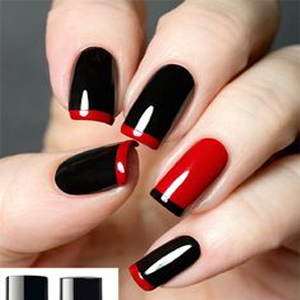 unhas decoradas francesinha