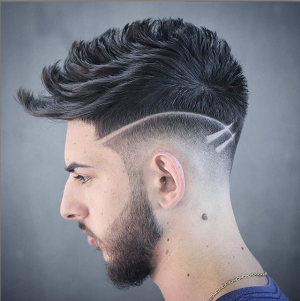 Corte de cabelo masculino com Listras Corte de cabelo masculino com Listras