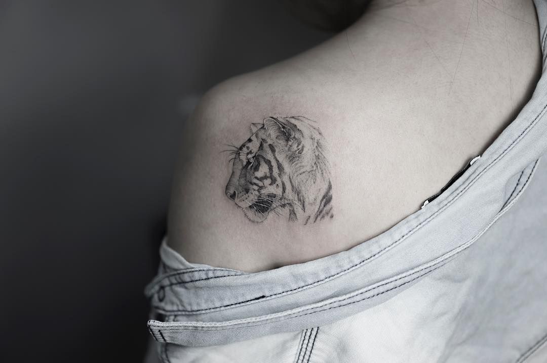 tatuagem no ombro de tigre 2021 tatuagem no ombro de tigre