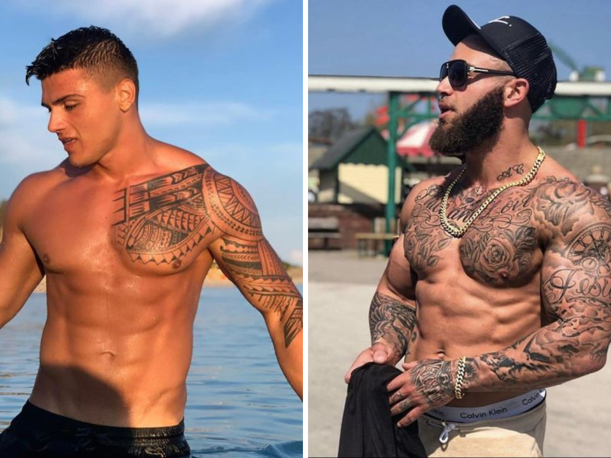 Tatuagem no ombro masculina