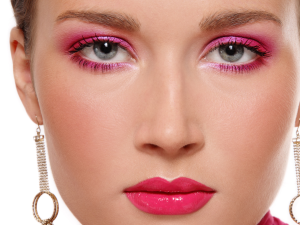 Maquiagens cor de rosa