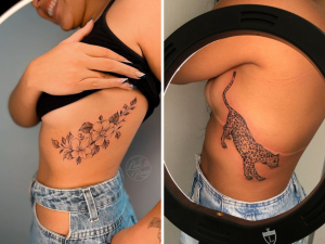 Tatuagem na Costela Feminina