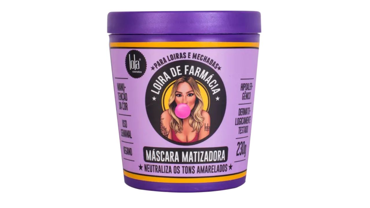 Máscara Matizadora Lola Cosmetics Loira de Farmácia