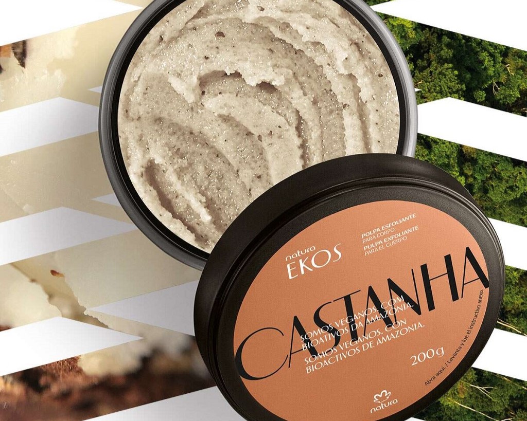 Polpa Esfoliante Hidratação e Renovação Para o Corpo Castanha Ekos