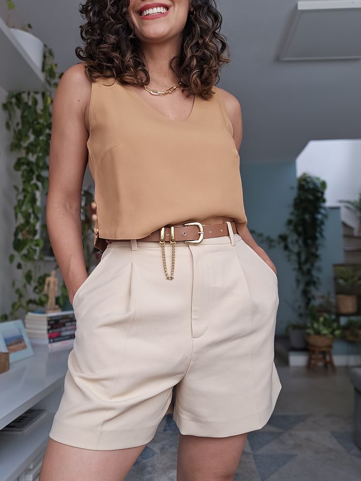 Shorts de Alfaiataria no Verão