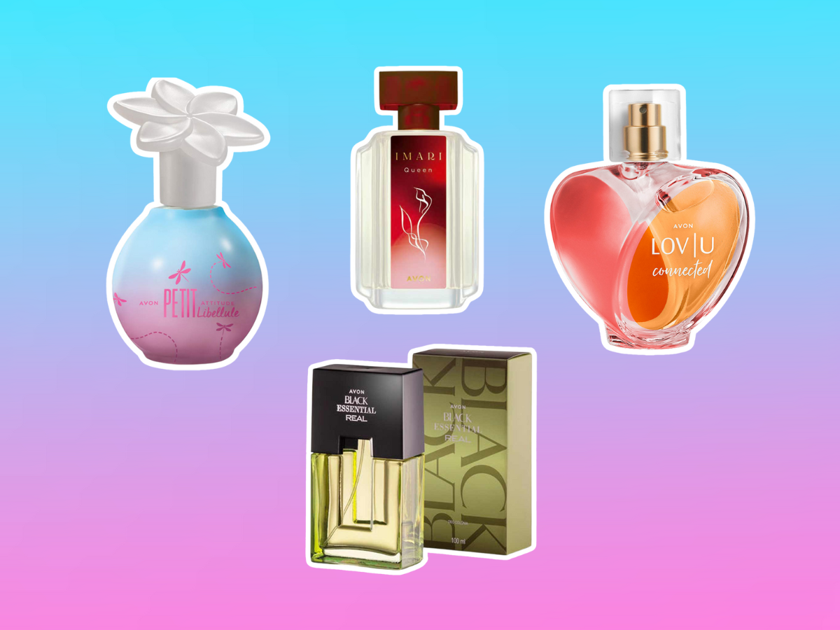 Para ficar perfumada perfumes da Avon momento