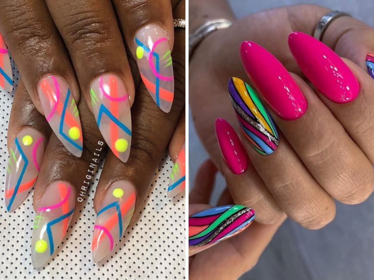 Unhas decoradas dos anos 90