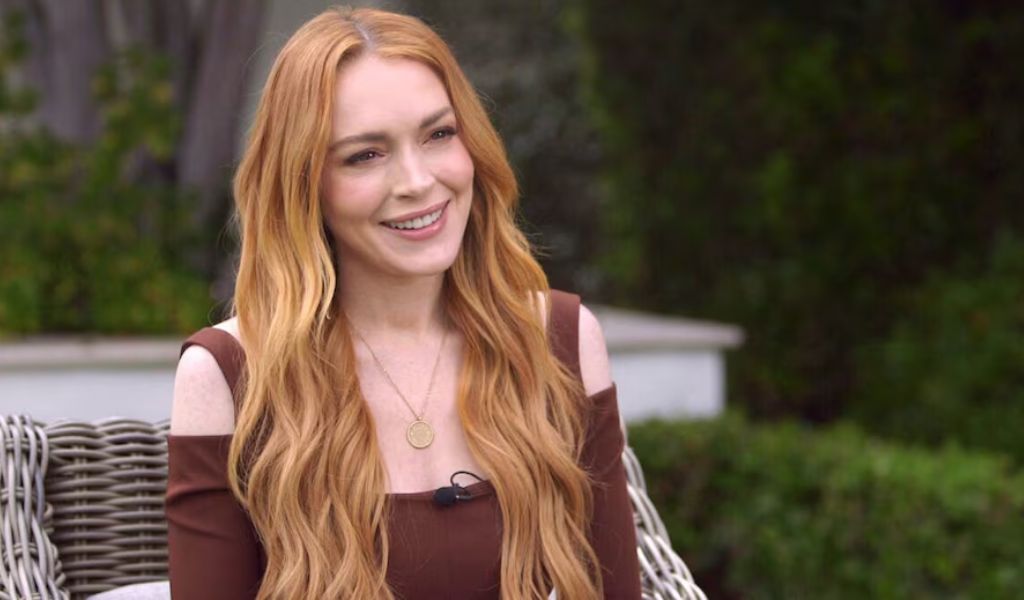 Lindsay Lohan Cabelo Ruivo 2025 strawberry