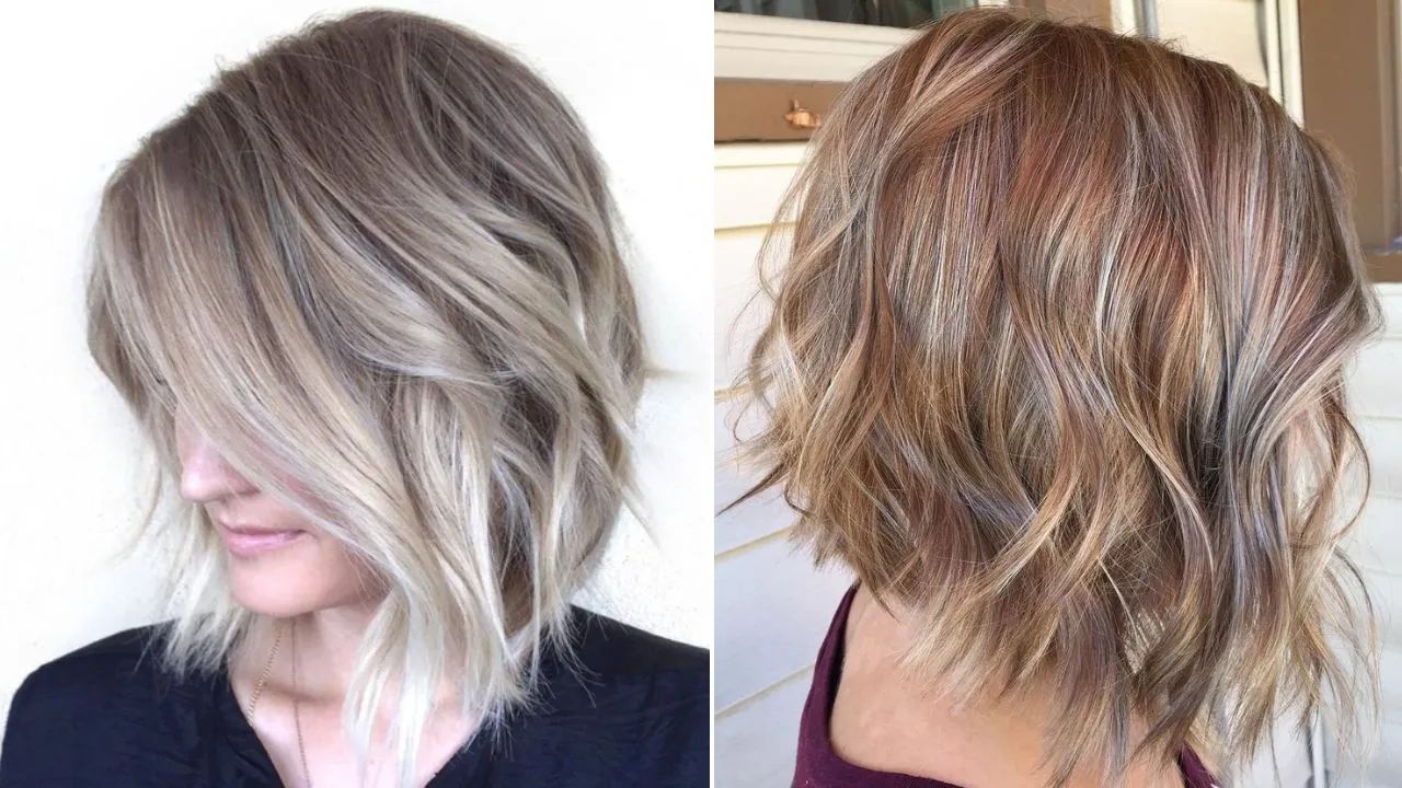 ideias de cortes de cabelo A-line