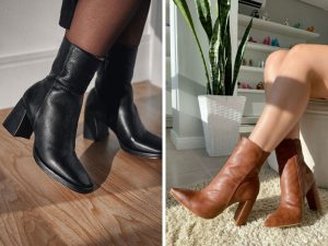 Botas de cano curto que transformam o look das mulheres 40+