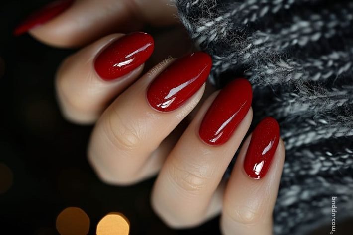 Unhas vermelhas clássica