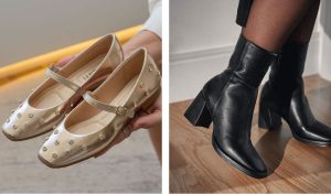 sapatos em alta para o outono