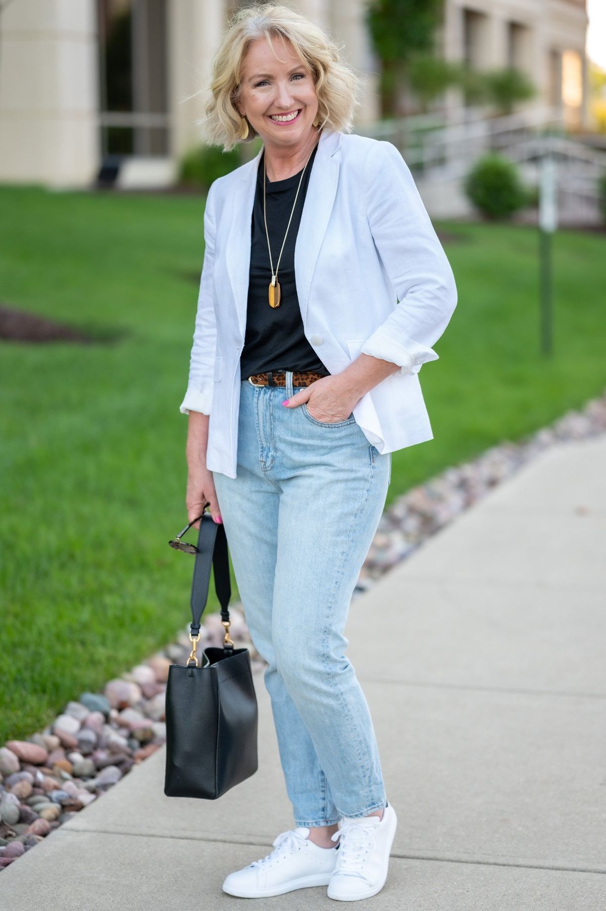 jeans de forma elegante