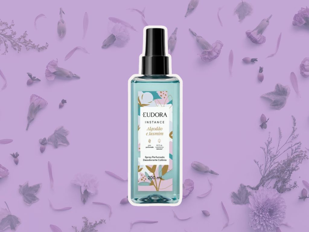 Body Splash Eudora Instance Algodão e Jasmim