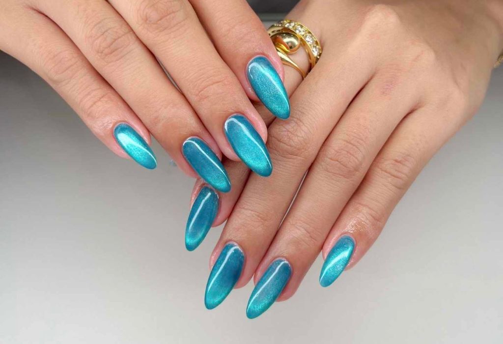 Unhas Azul tifanny
