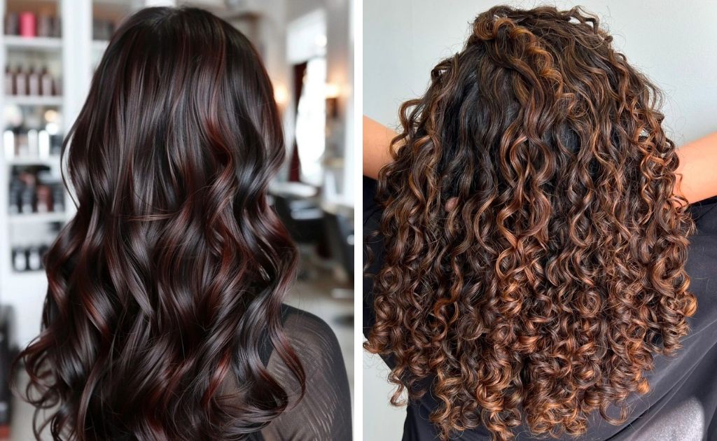 cabelo balayage chocolate