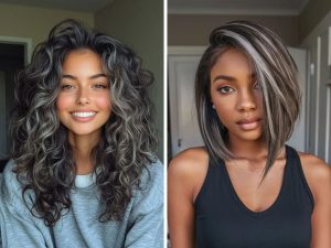 Balayage Cinza é o Toque de Sofisticação que Seu Cabelo Merece