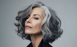 fios de cabelo brancos corte