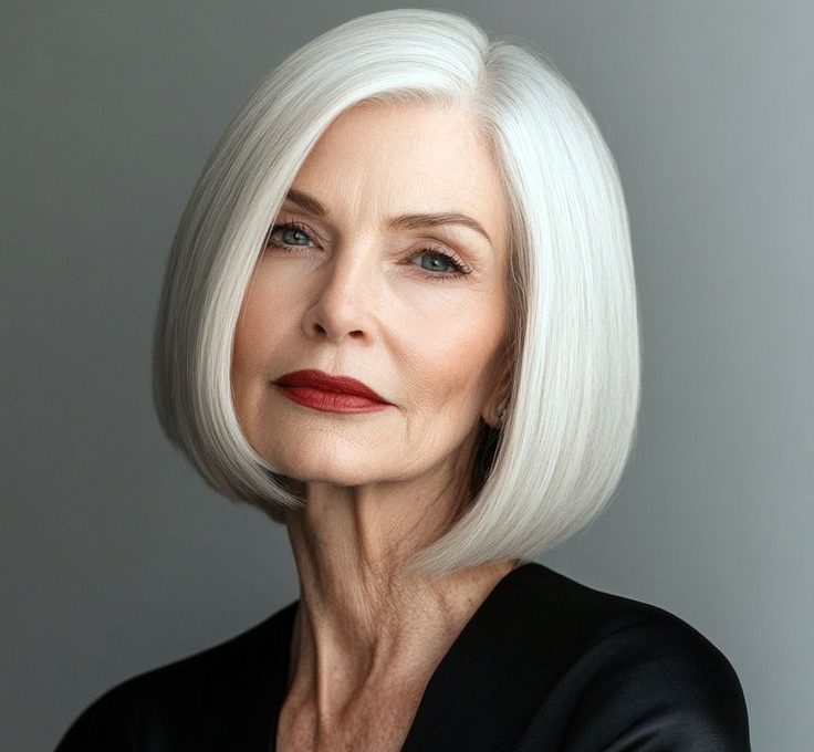 Classico cabelo chanel idosas cortes de cabelo atemporais