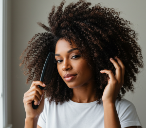 Finalização de Cabelos Cacheados