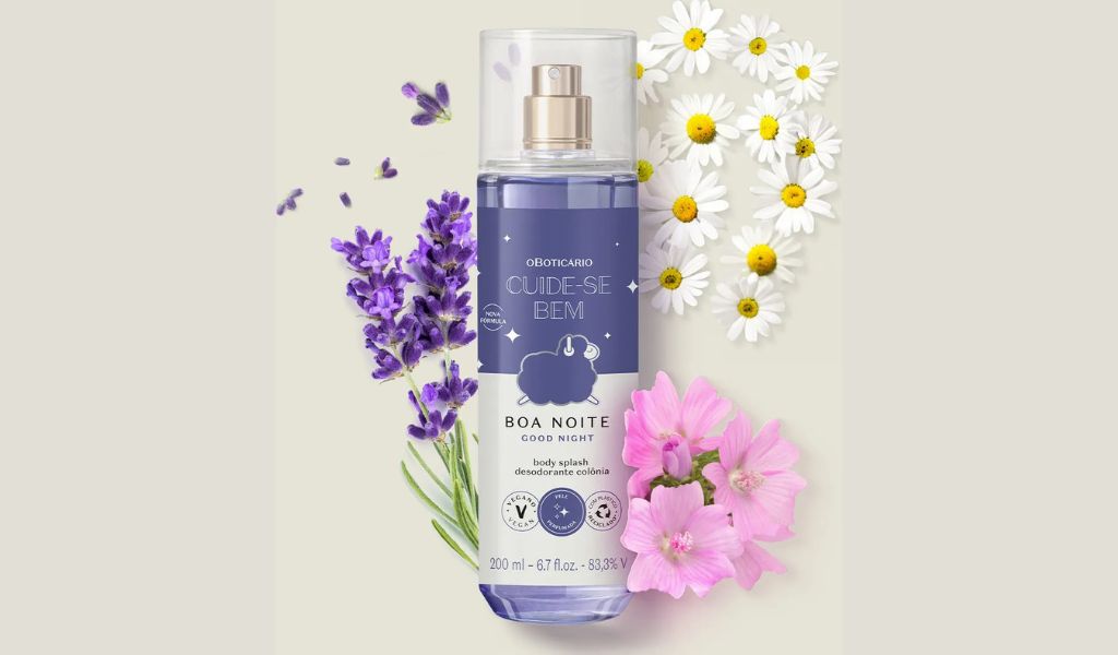 cuide-se bem Boa Noite body splash