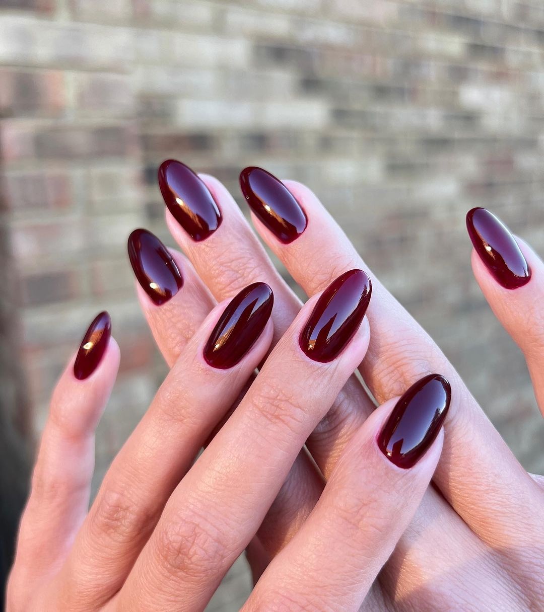 unhas vinho para usar no outono