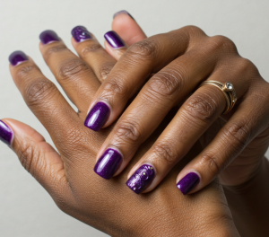 Cores escuras de esmaltes