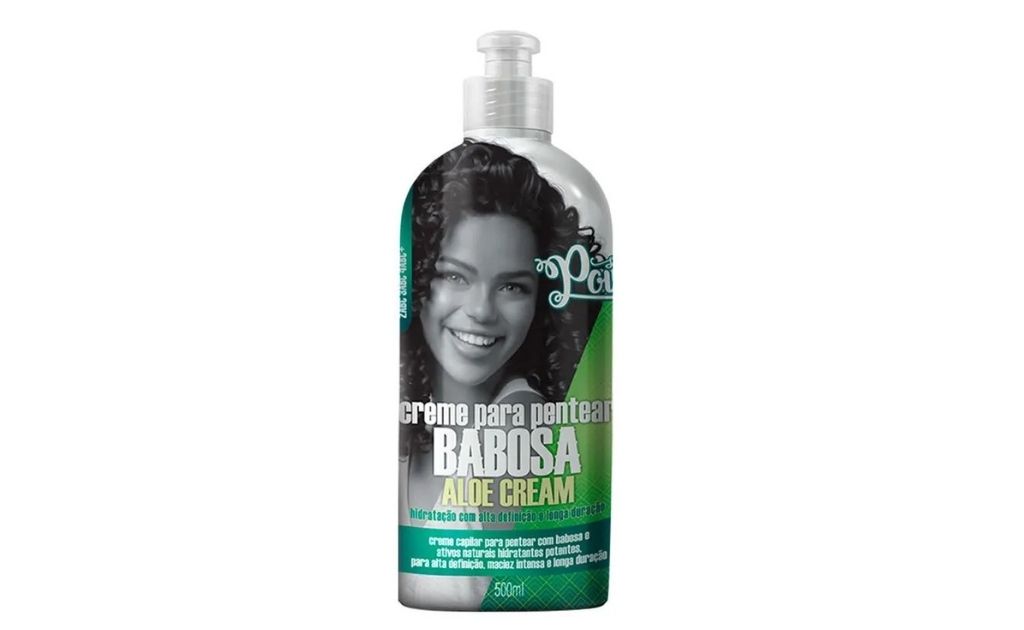 Creme para pentear cabelo cacheado soul power babosa