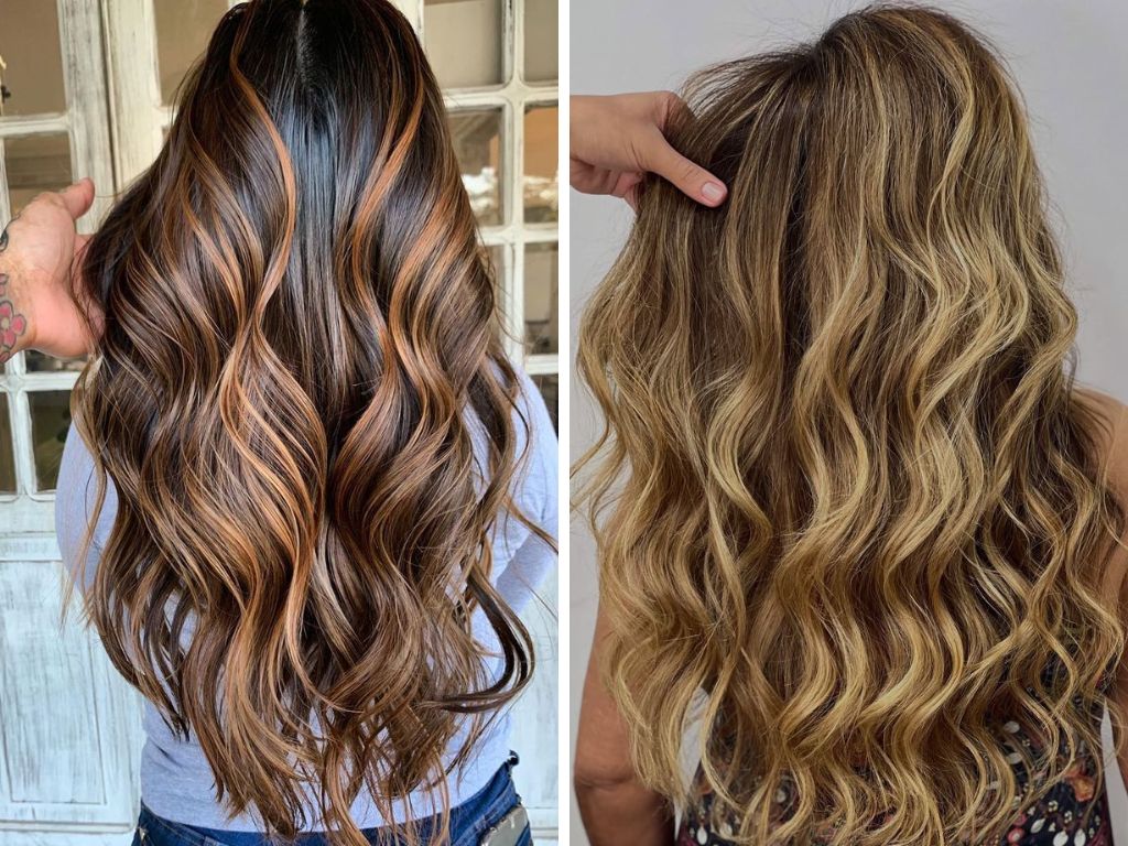 Mechas free hands transformam visual com brilho natural e rejuvenescimento