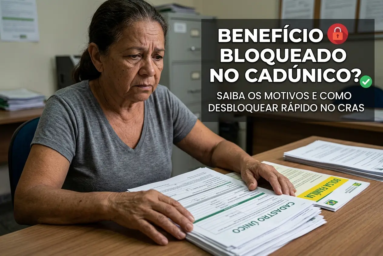 Mulher preocupada com documentos sobre educação financeira
