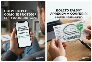 Transação Pix segura e verificação de boleto para 2026