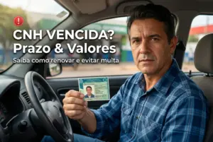CNH vencida: prazo para renovar, valores e como evitar multa por dirigir irregular